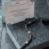 Lava Silver Bracelet